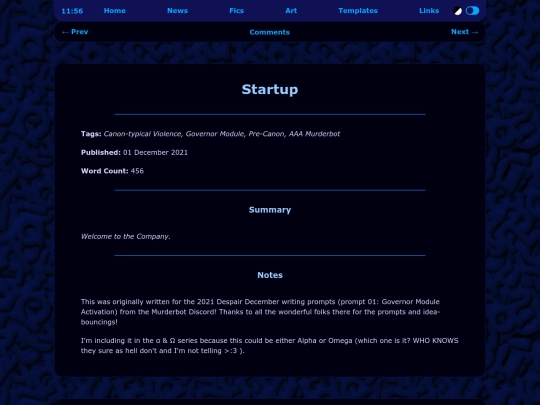 ao/startup screenshot