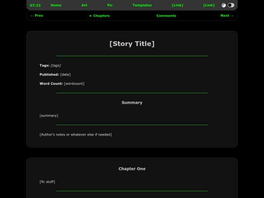 templates/template1/fic-template screenshot