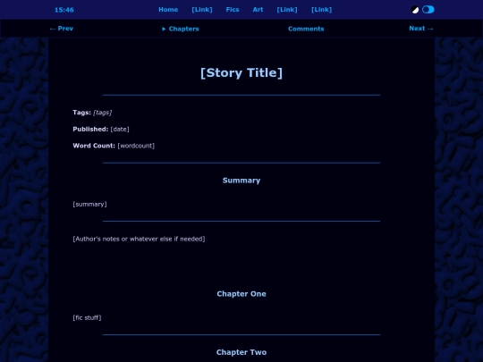 templates/template2/fic-template2 screenshot