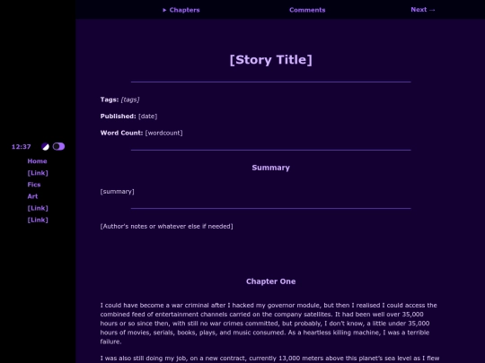 templates/template3/fic-template3 screenshot