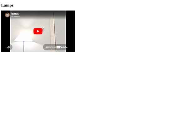 lamps screenshot