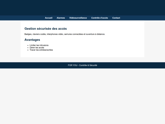 controle-acces screenshot