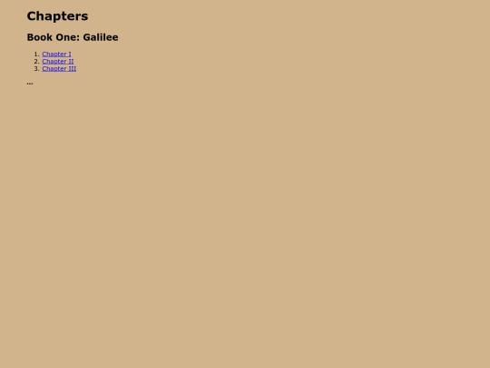 Chapters screenshot
