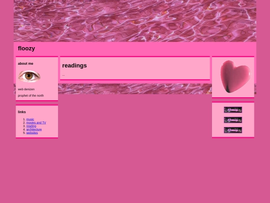 readings screenshot
