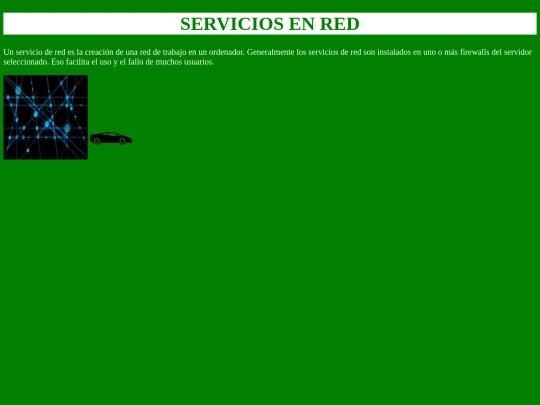 proyecto inicio/servred screenshot