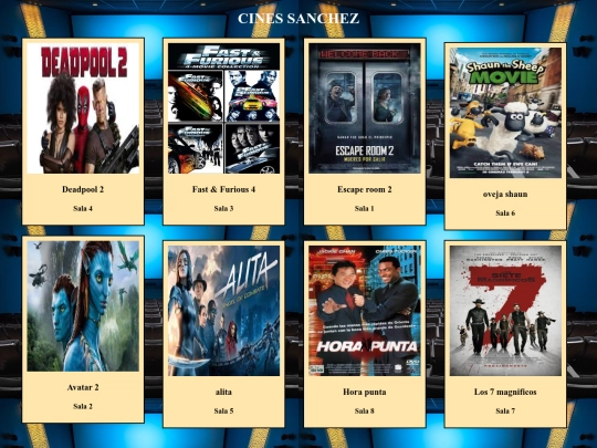 trabajo9/carteleraa screenshot