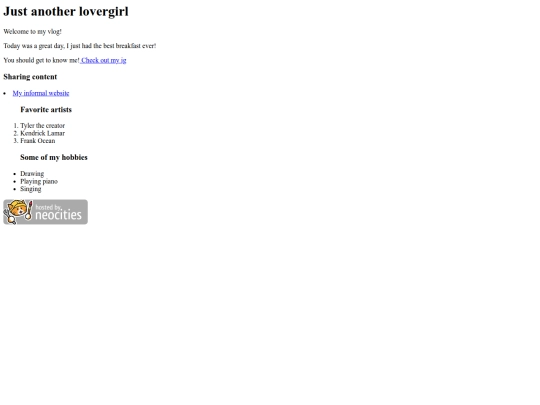 index screenshot