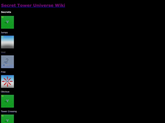 Secrets screenshot