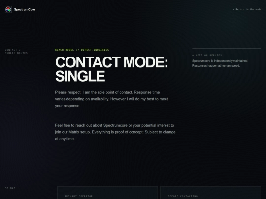 pages/contact screenshot