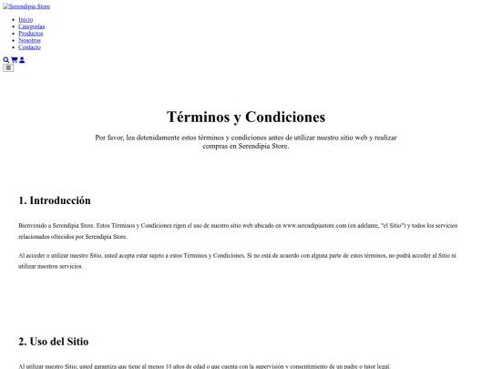 terminos-condiciones screenshot