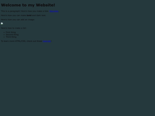 test screenshot