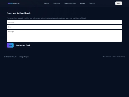 dc/SPYD-PC-BUILDS-College/contact screenshot