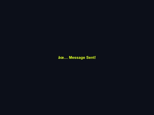 thankyou screenshot