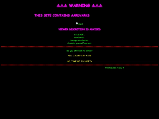 warning screenshot