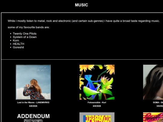 music screenshot