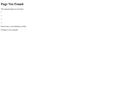 not_found screenshot