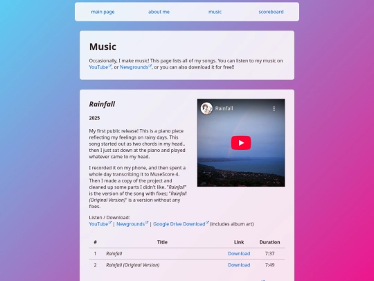 music screenshot
