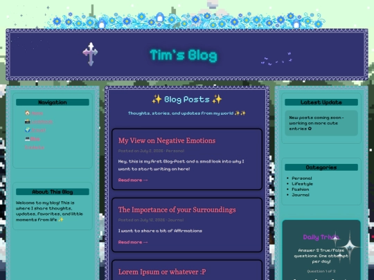 blog screenshot
