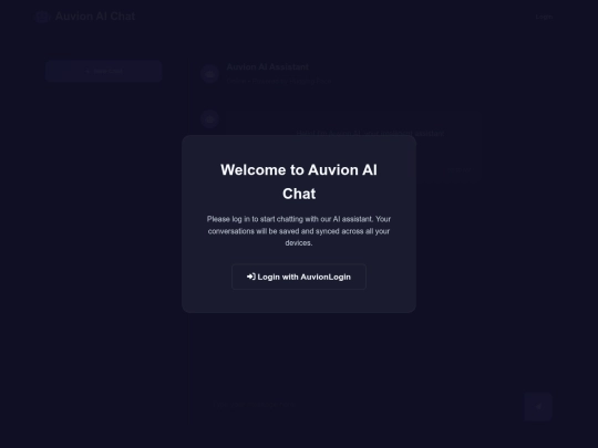 AI/AuvionAI/chat screenshot