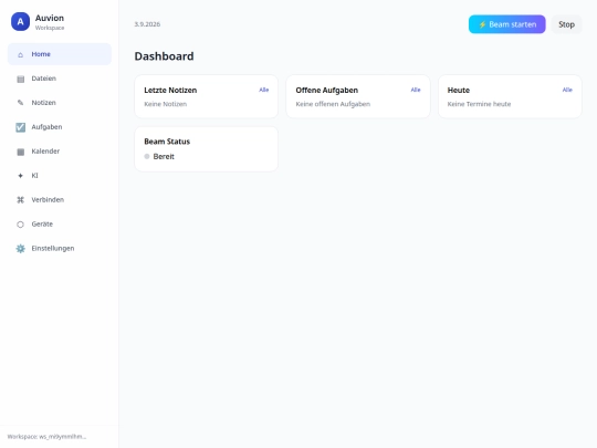 Workspace/app screenshot