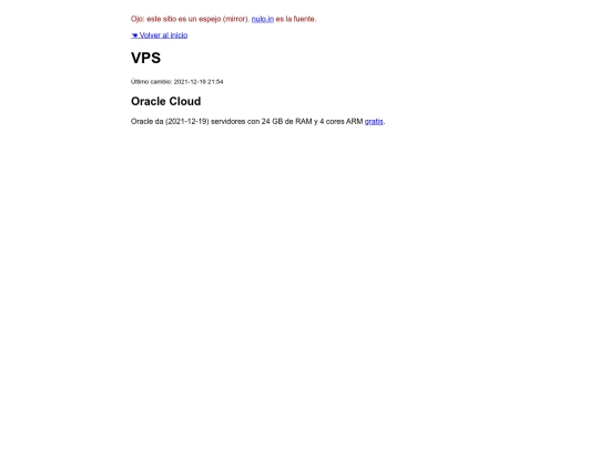 VPS screenshot