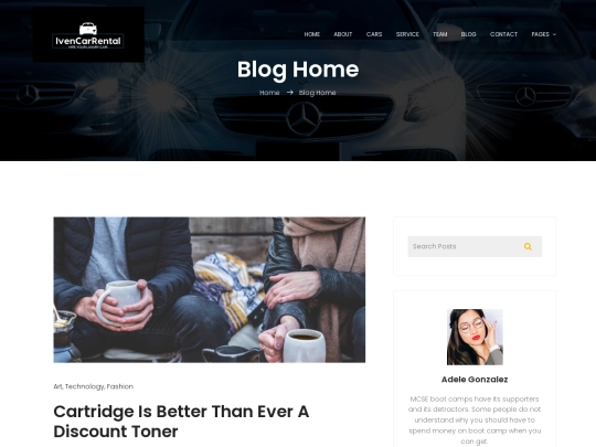 blog-home screenshot