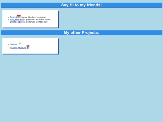 LinksPage/links screenshot