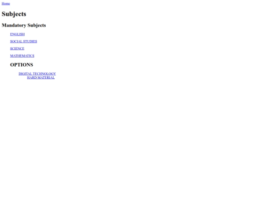 SUBJECTS screenshot