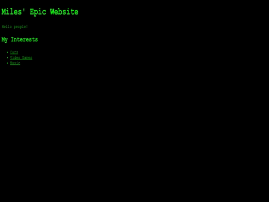 index screenshot