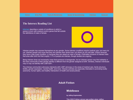 intersexlist screenshot