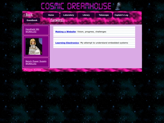 blog screenshot