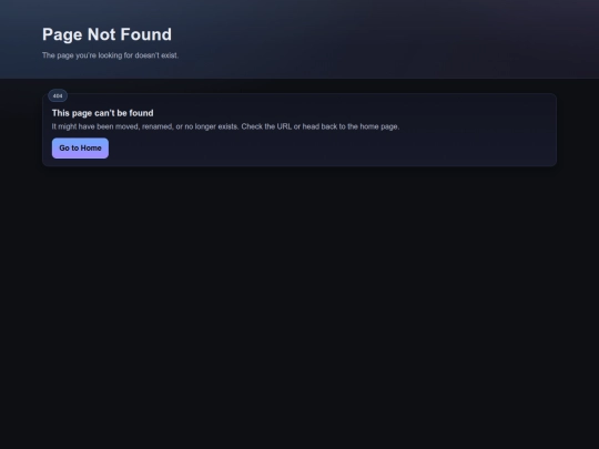 not_found screenshot