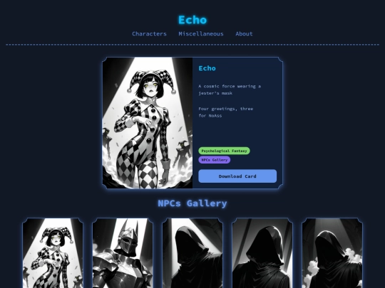 cards/Echo screenshot