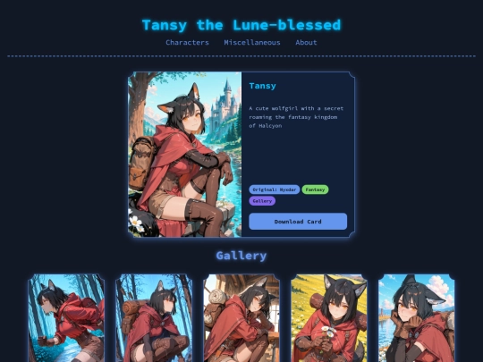 cards/Tansy screenshot
