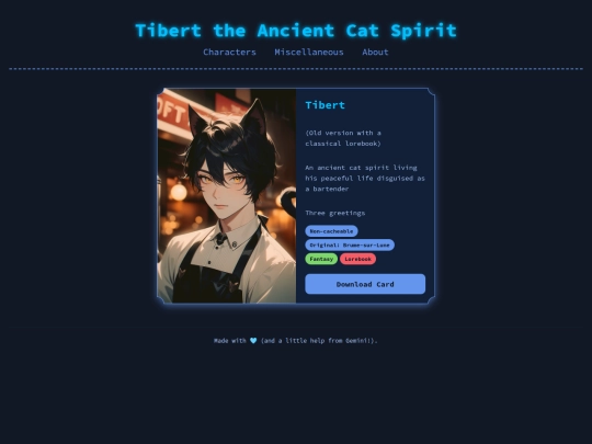 cards/Tibert screenshot