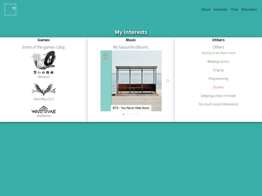 interest screenshot