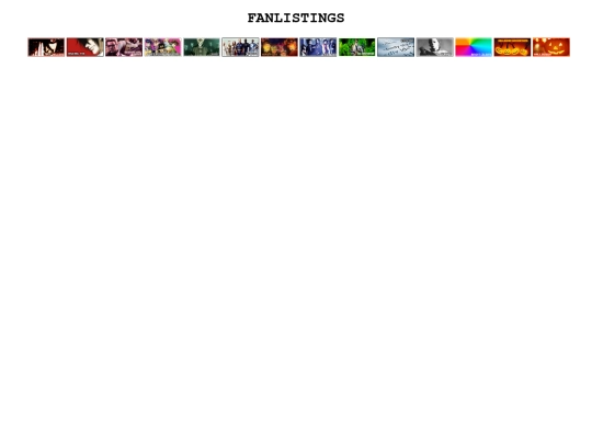 fanlistings screenshot