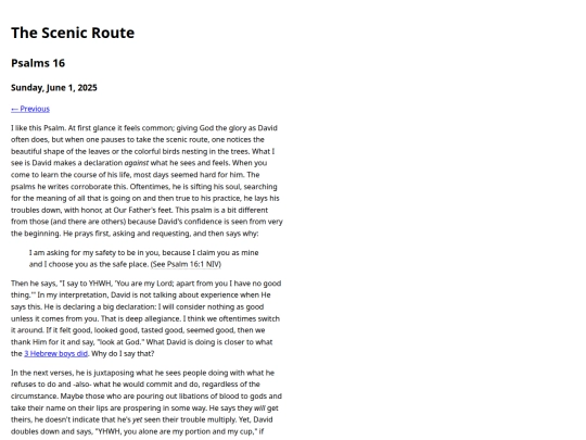 the-scenic-route/psalm16 screenshot