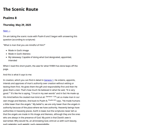 the-scenic-route/psalm8 screenshot