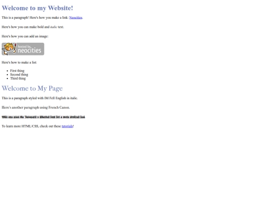 index screenshot