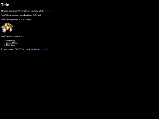 index screenshot