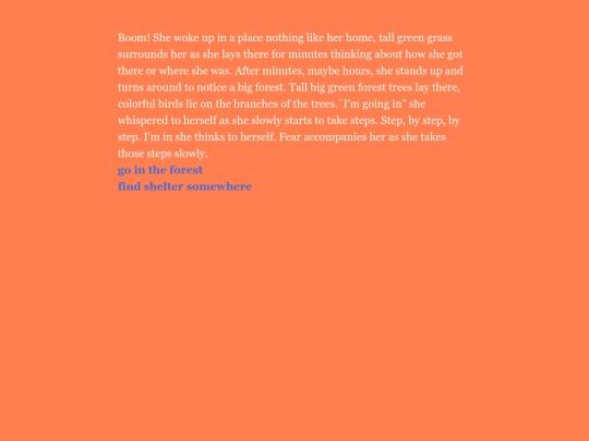 P2 Twine/Lucy finished story _D screenshot