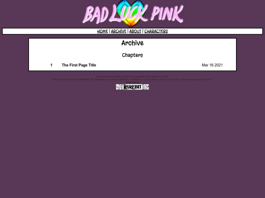 archive screenshot