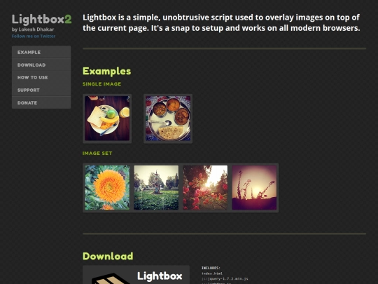images/lightbox screenshot