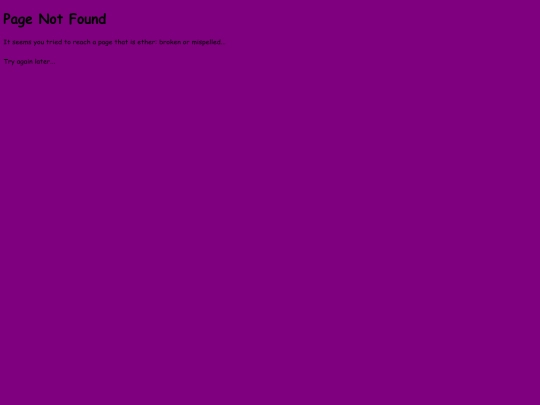 not_found screenshot