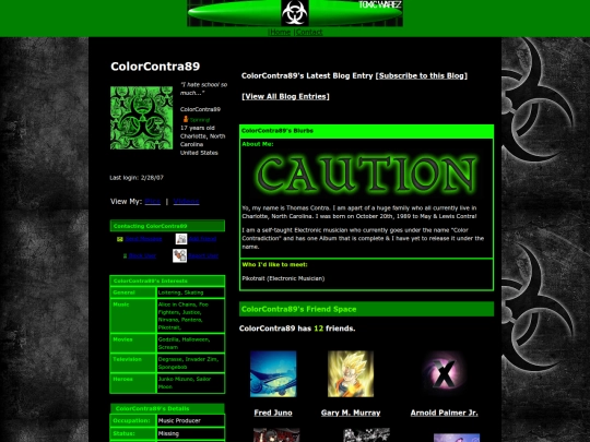 thomas-aboutme screenshot