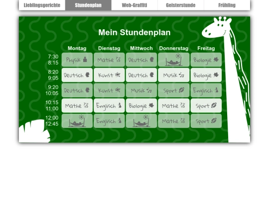 stundenplan screenshot