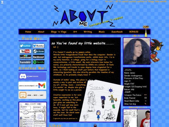 aboutme screenshot