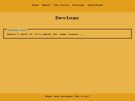 categories/devlogs screenshot