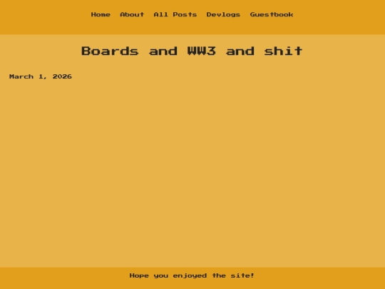 posts/boards-and-ww3-and-shit screenshot